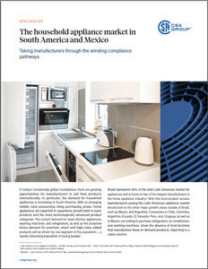 Title page preview of the household appliance market in South America and Mexico