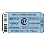 Mark - Special inspection label