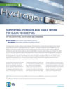 Förderung von Wasserstoff als tragfähige Option für sauberen Kraftstoff