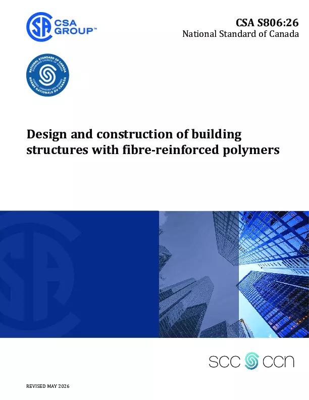 CSA S806:26 | Codes & Standards | Product | CSA Group