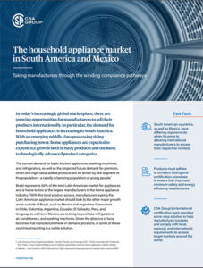 Featured Image. The Household Appliance Market in South America and Mexico