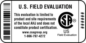  - Field Evaluations for Electrical Products